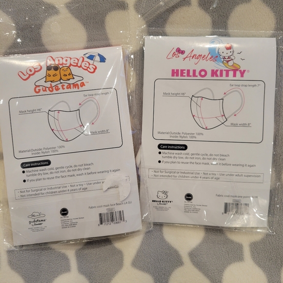 SANRIO Hello Kitty & Gudetama Reusable Face Mask - Picture 2 of 4